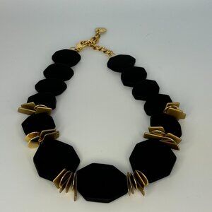 Pono Gemma Barile Necklace Matte Black
